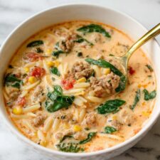 Italian Sausage Orzo Soup Recipe