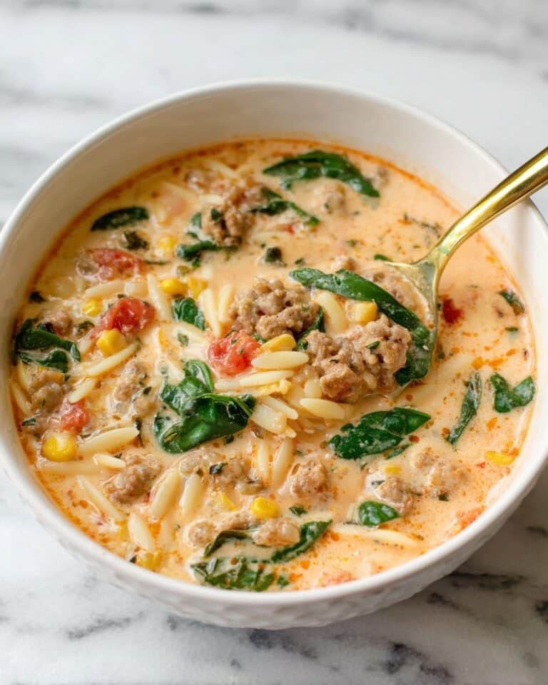 Italian Sausage Orzo Soup Recipe