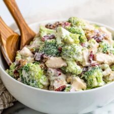 Sweet and Tangy Broccoli Apple Salad Recipe