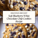 Blueberry White Chocolate Chip Cookies Recipe