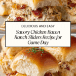 Chicken Bacon Ranch Sliders Recipe