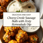 Creole Sausage Balls with Remoulade Dipping Sauce Recipe