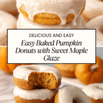 Baked Pumpkin Donuts with Maple Glaze Recipe