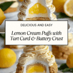 Light choux pastries filled with lemon cream Recipe