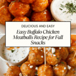 Buffalo Chicken Meatballs Recipe