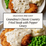 Grandma's Country Fried Steak with Gravy Recipe