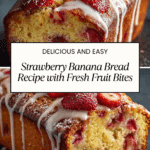 Strawberry Banana Bread Recipe