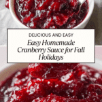 Easy Cranberry Sauce Recipe