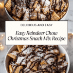 Reindeer Chow Christmas Snack Mix Recipe