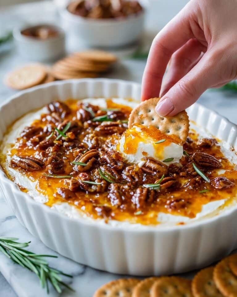 Goat Cheese Appetizer Spread with Fig Jam and Pecans Recipe