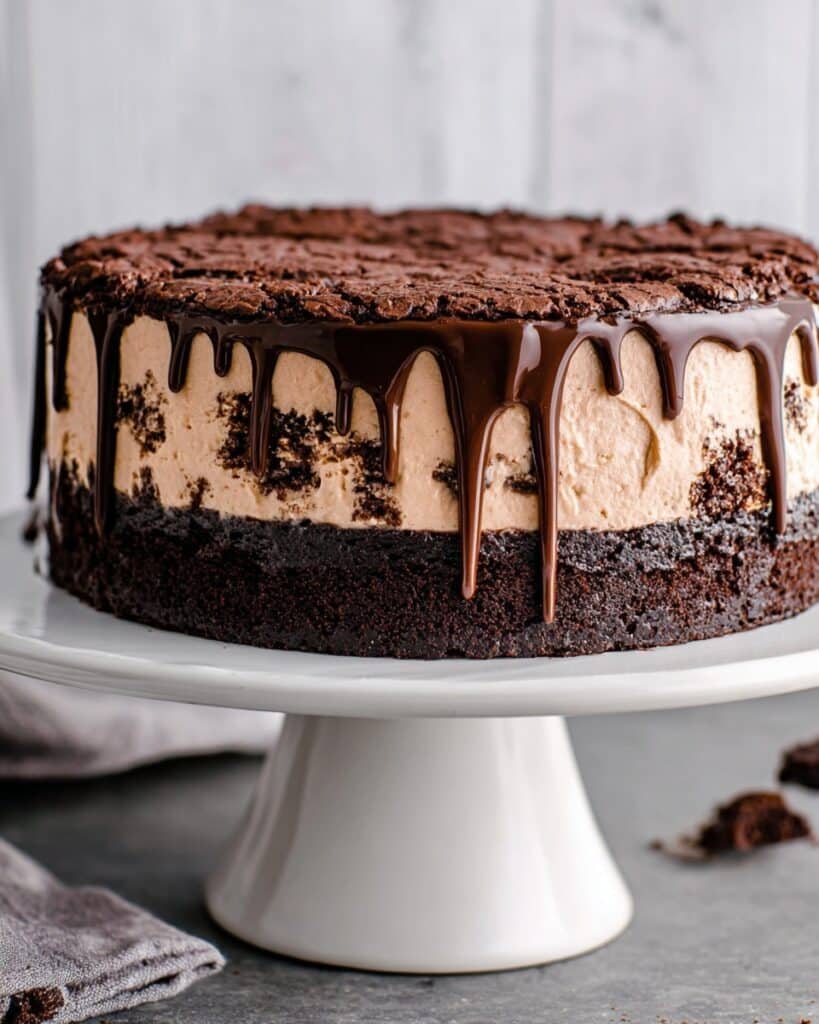 Brownie Ice Cream Cake Recipe