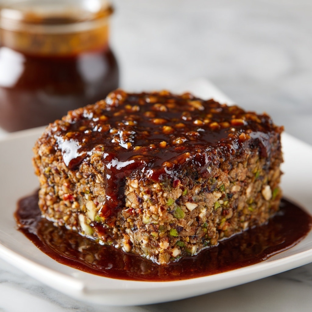 The image shows two thick square patties made from small grains and chopped herbs, with a rough and crumbly texture. The grains are light brown with visible green herb bits throughout. One patty is closer and more in focus at the bottom center, while the other is behind it, slightly blurred. Both have a golden-brown, toasted look with uneven edges, sitting on a white marbled textured surface. Photo taken with an iphone --ar 4:5 --v 7
