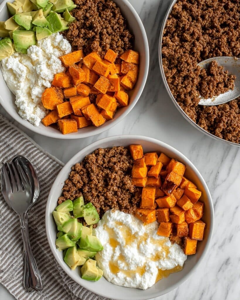 Hot Honey Ground Beef Bowls Recipe