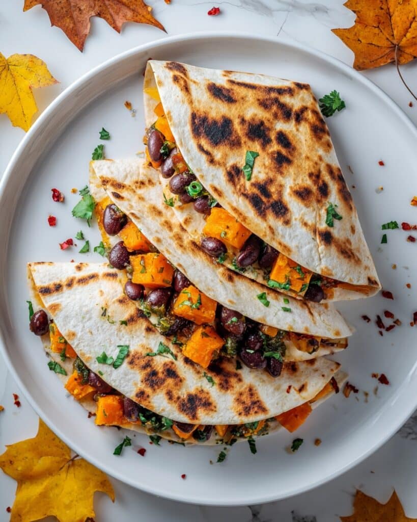 Sweet Potato and Black Bean Quesadillas Recipe