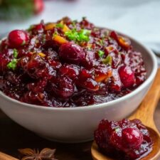 Irresistible Cranberry and Apple Chutney with a Curry Twist Recipe