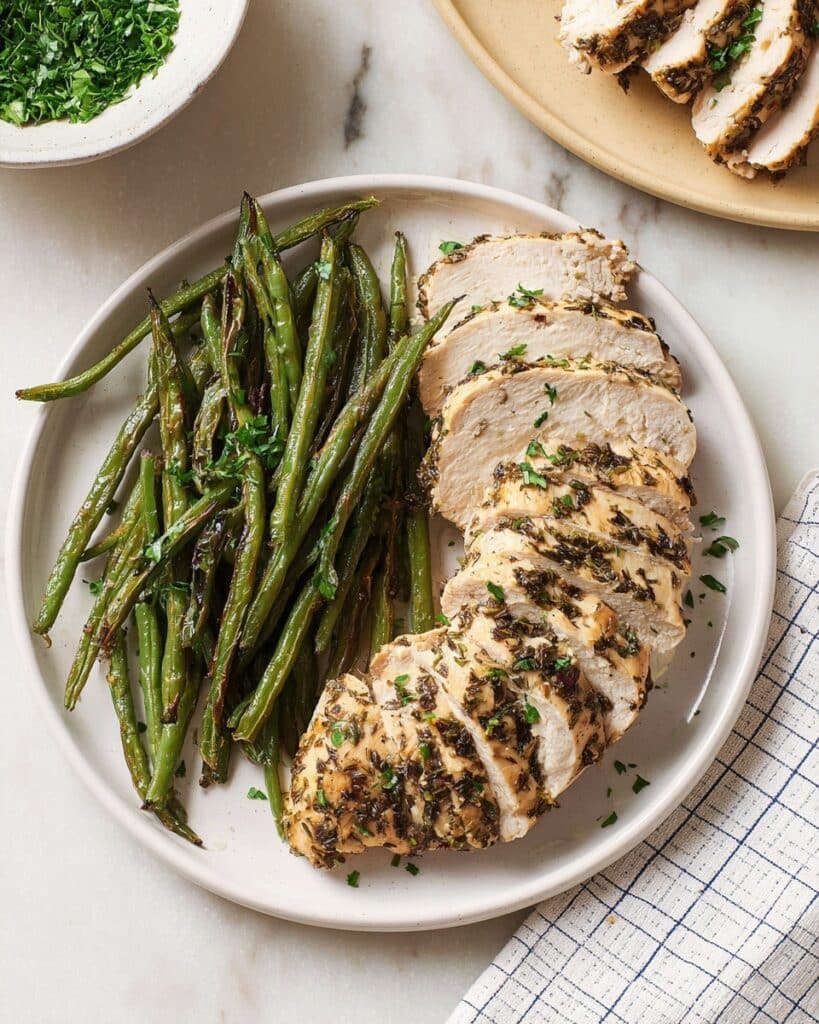 Oven Baked Turkey Tenderloin with Herbs and Maple Recipe