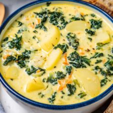 Creamy Potato Kale Soup with Coconut Milk Recipe
