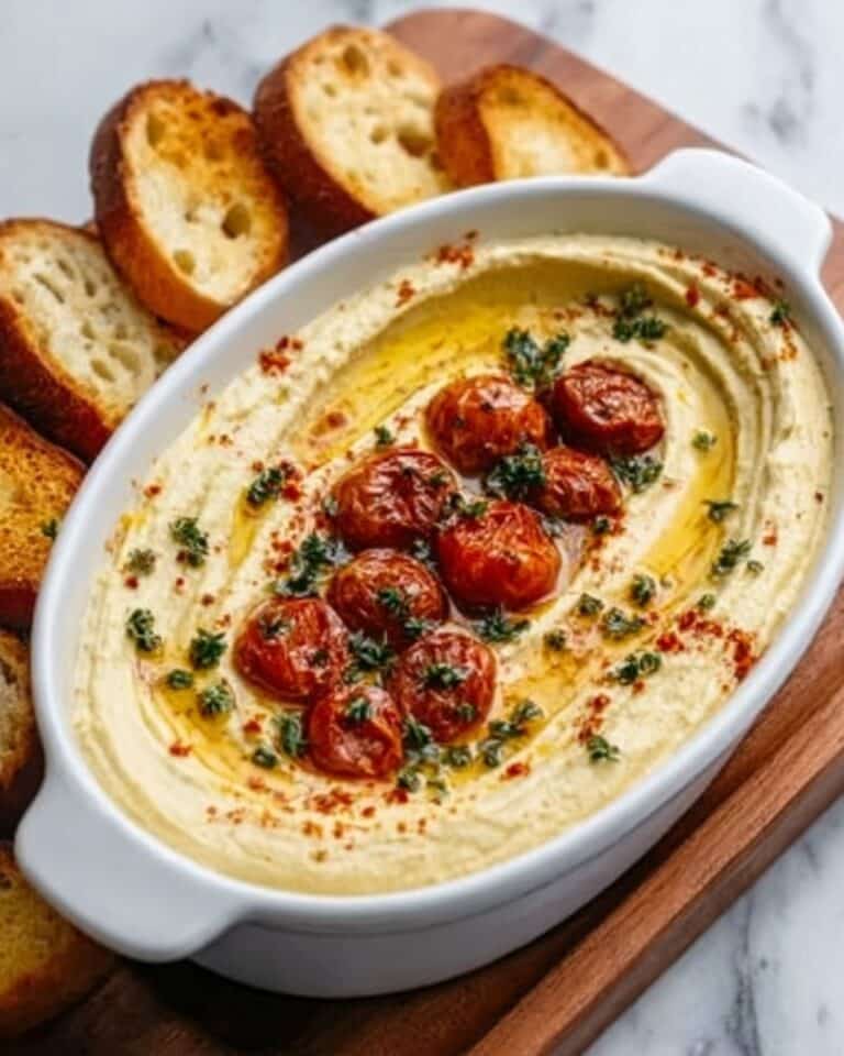 Roasted Garlic Goat Cheese Dip Recipe