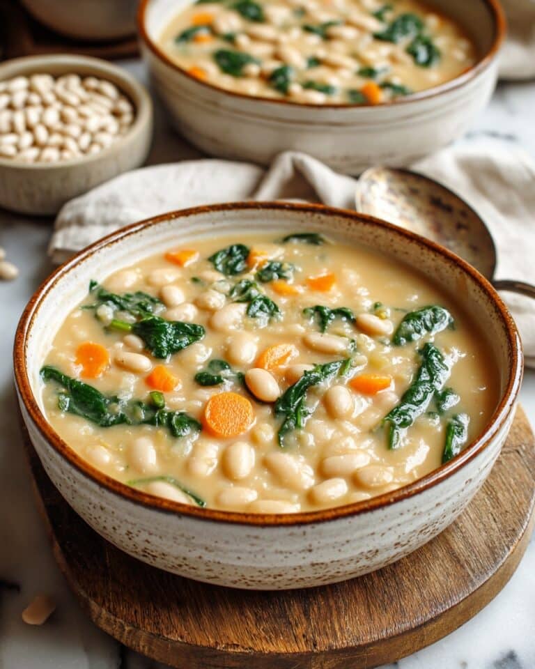 High Protein White Bean Soup for Quick Healthy Comfort Recipe