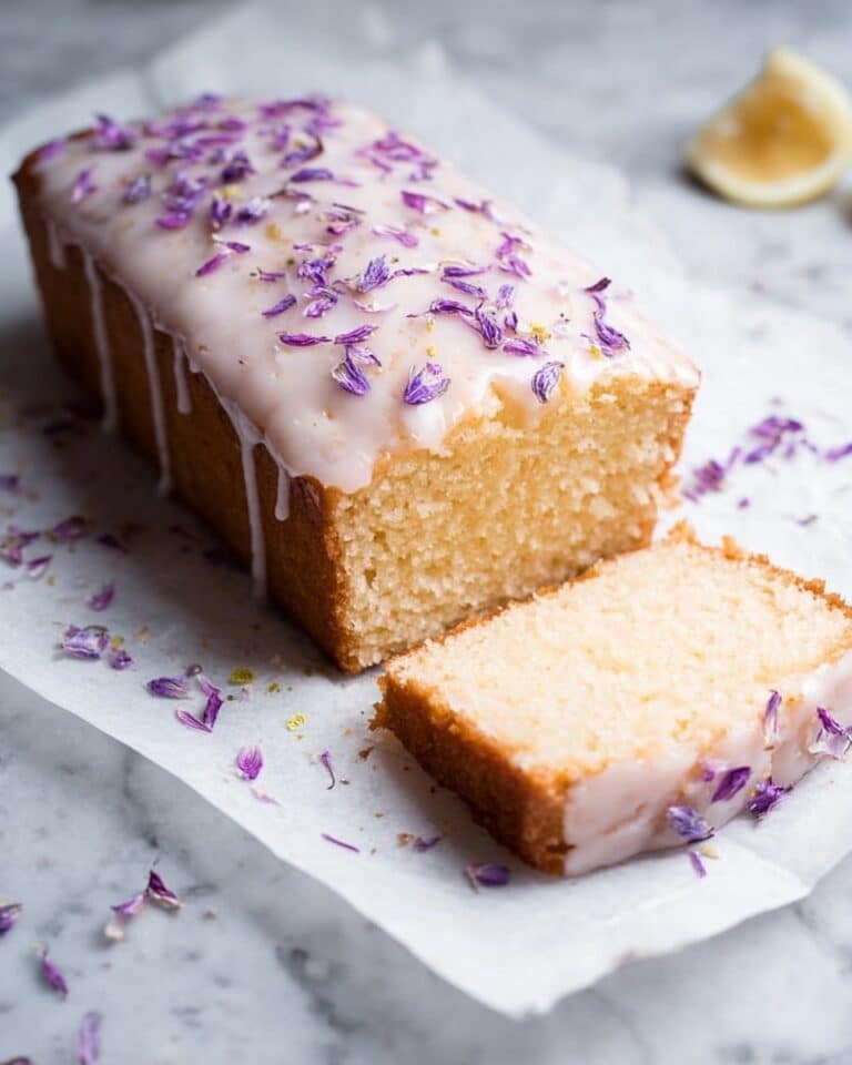 Vegan Lilac Lemon Cake Recipe