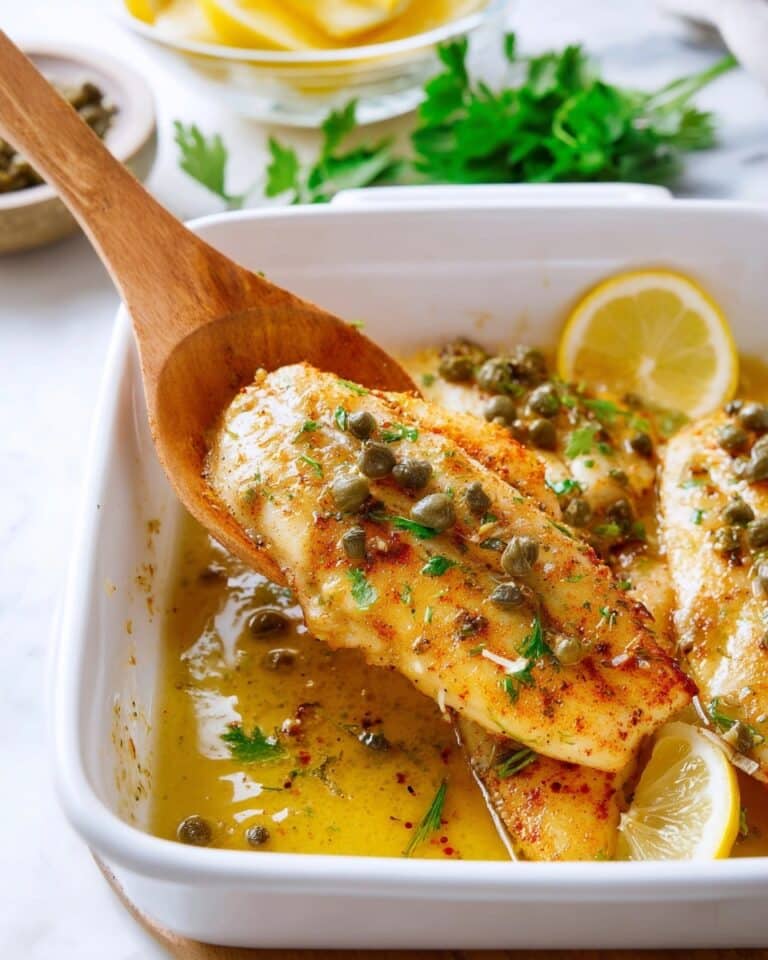 Lemon Butter Oven-Baked Tilapia Recipe