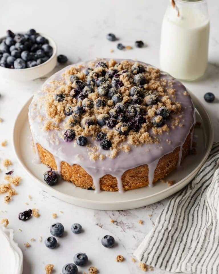 Vegan Blueberry Crumb Cake Recipe