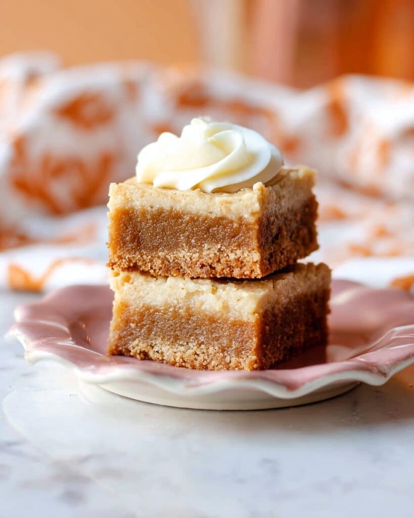 Pumpkin Shortbread Bars Recipe