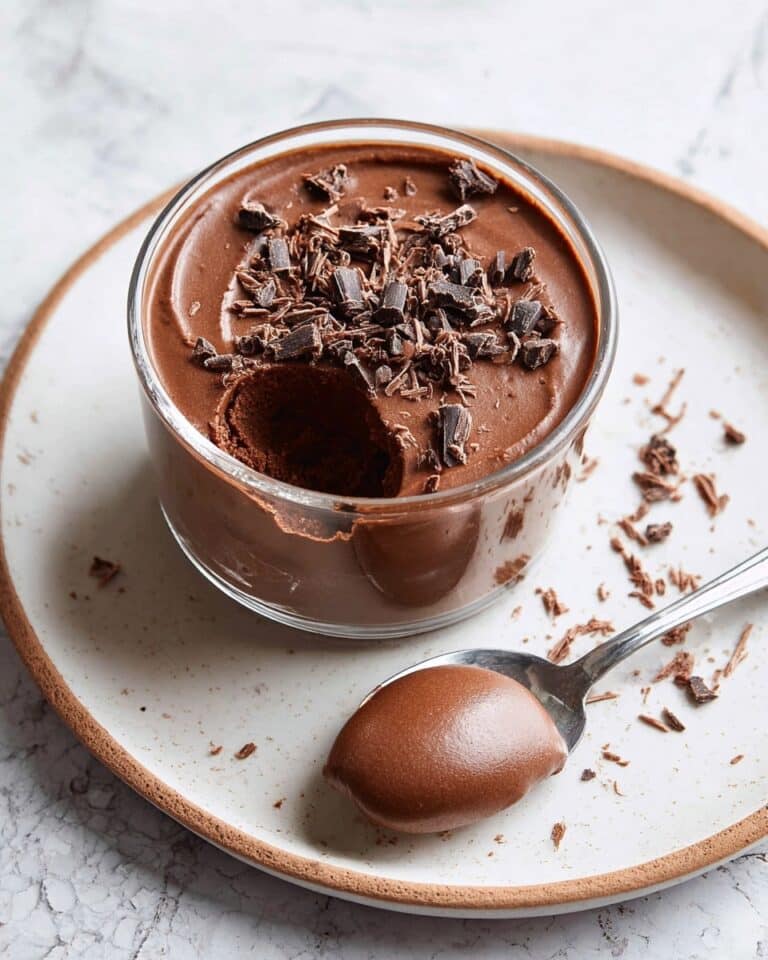 Vegan Chocolate Mousse with Raspberry Compote Recipe