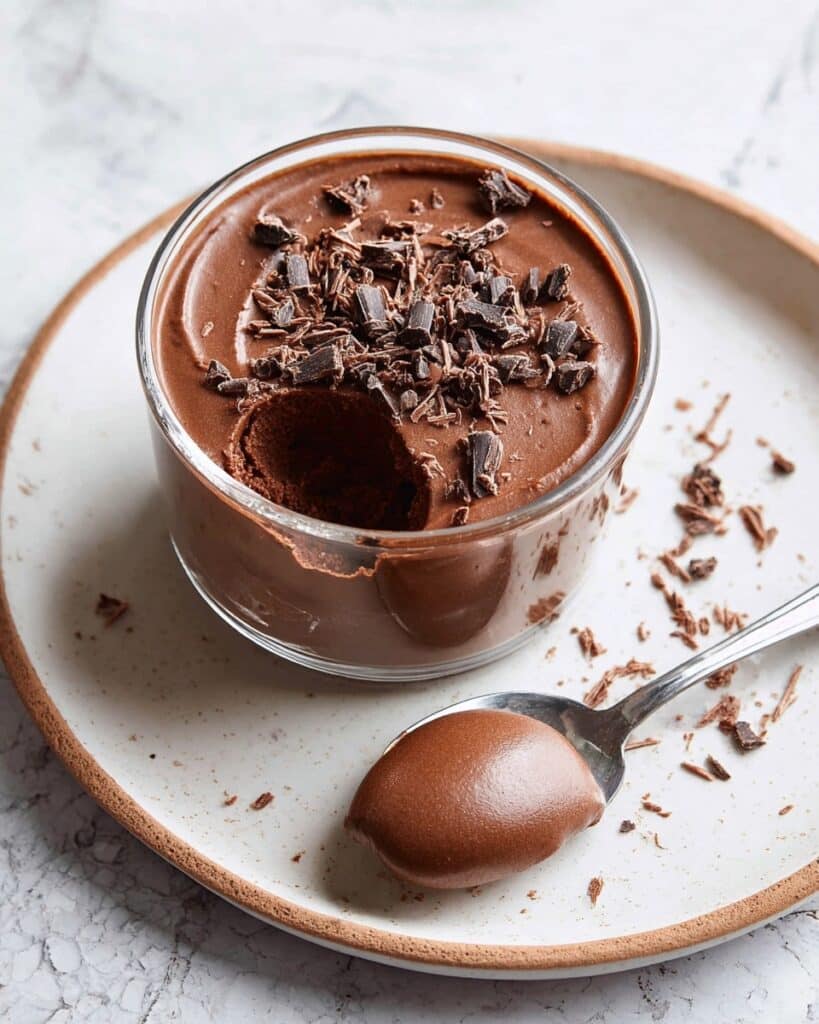 Vegan Chocolate Mousse with Raspberry Compote Recipe