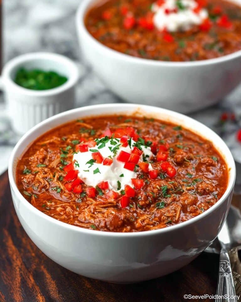 Instant Pot Texas Brisket Chili Recipe