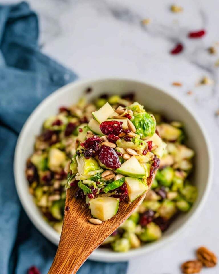 Brussels Sprouts Cranberry Salad Recipe