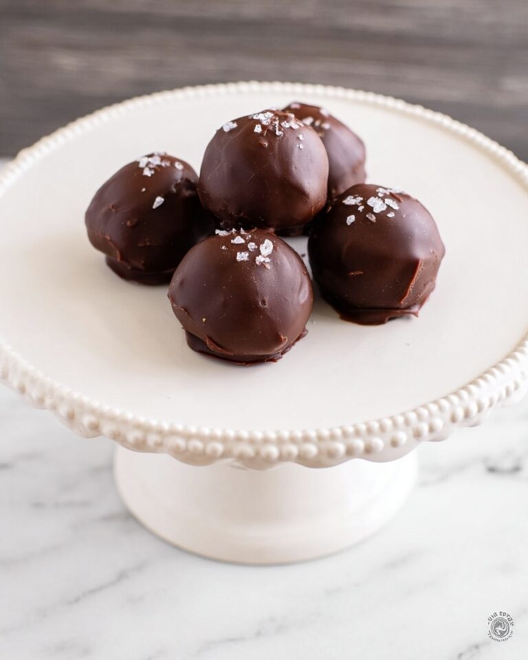 Cracker Truffles with Peanut Butter and Dark Chocolate Recipe
