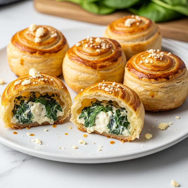Cream Cheese and Feta Spinach Puffs Recipe