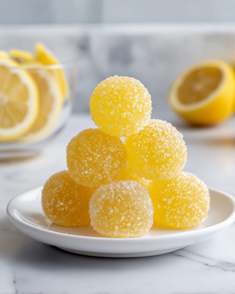 Sweet and Tangy Homemade Lemon Drops Recipe