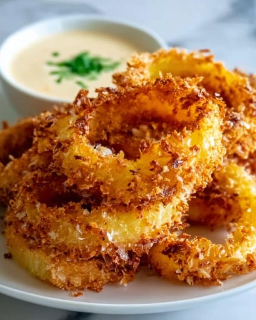 Rum-Soaked Fried Pineapple with Coconut Cream Dipping Sauce Recipe