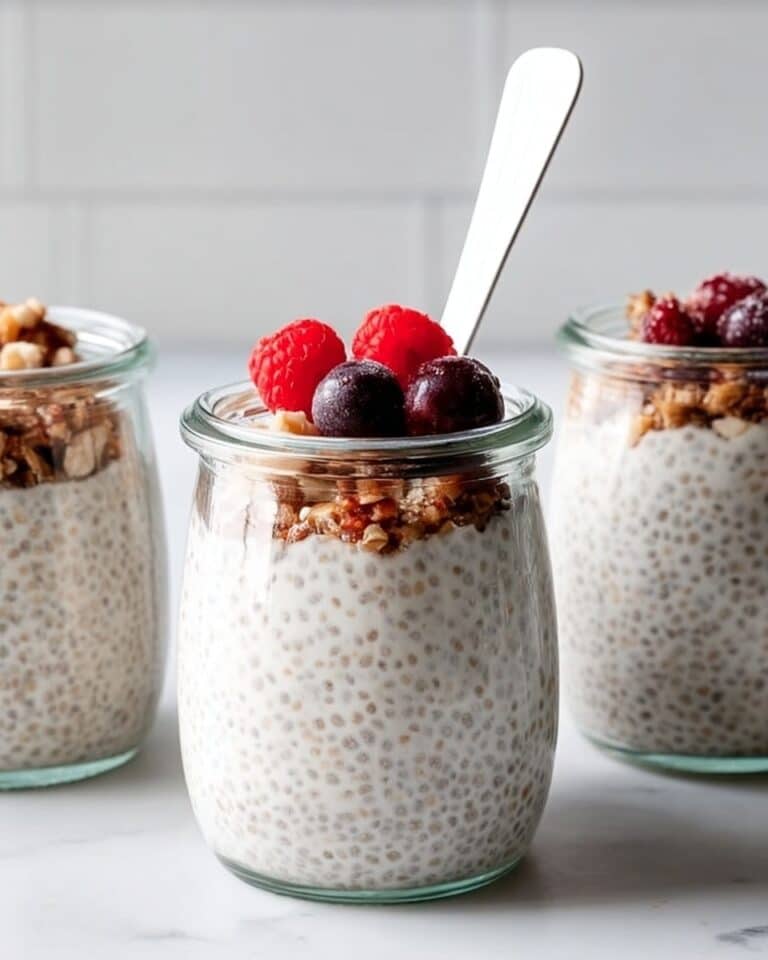 Chia Seed Pudding with Tart Cherries and Blueberries Recipe
