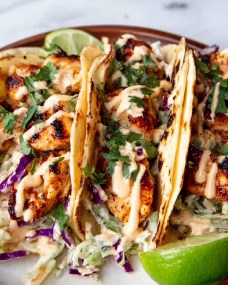 15 Minute Easy Shrimp Tacos Recipe