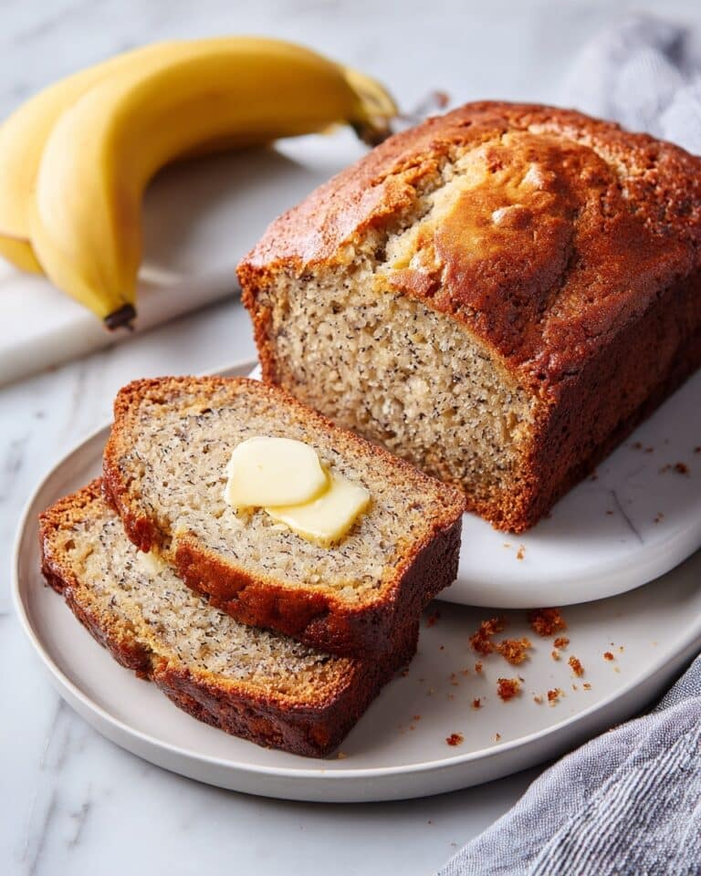 Moist Banana Bread with Ripe Bananas Recipe