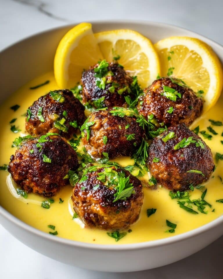 The Softest and Juiciest Greek Meatballs in Lemon Sauce Recipe