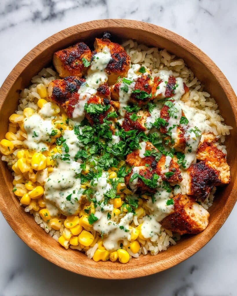 Street Corn Chicken Bowl: Smoky, Creamy Dinner Delight Recipe