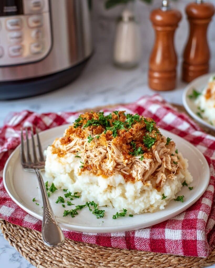 Crockpot Pork Chops with Stuffing Recipe