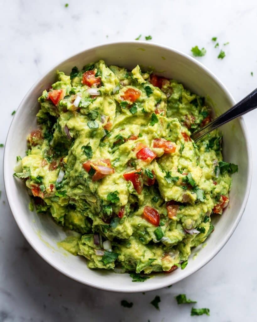 Creamy Homemade Guacamole Recipe