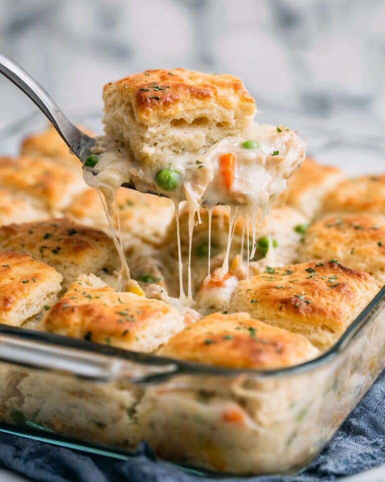 Chicken Pot Pie with Biscuits Recipe