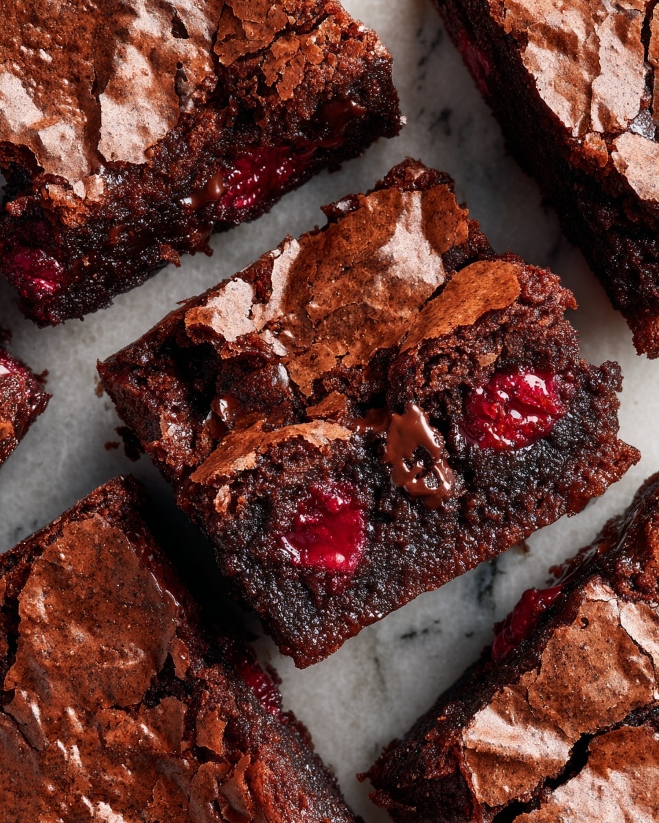 Chocolate Rhubarb Brownies Recipe
