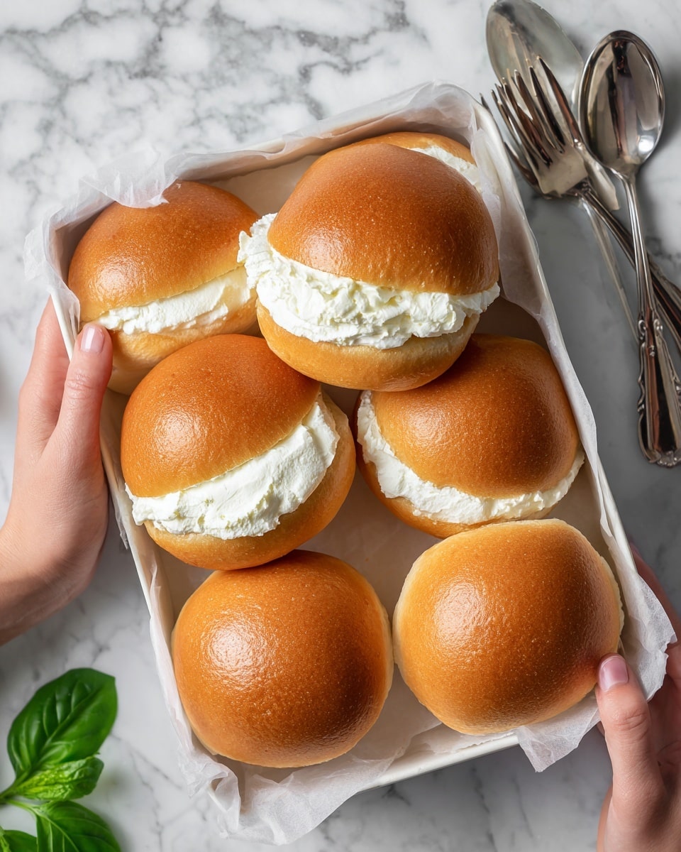 Korean Milk Cream Donuts Recipe