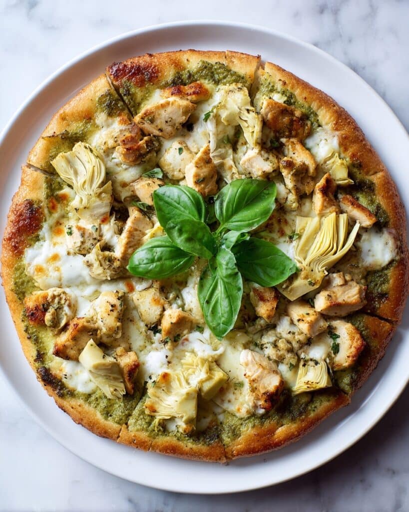 Pesto Chicken Pizza Recipe