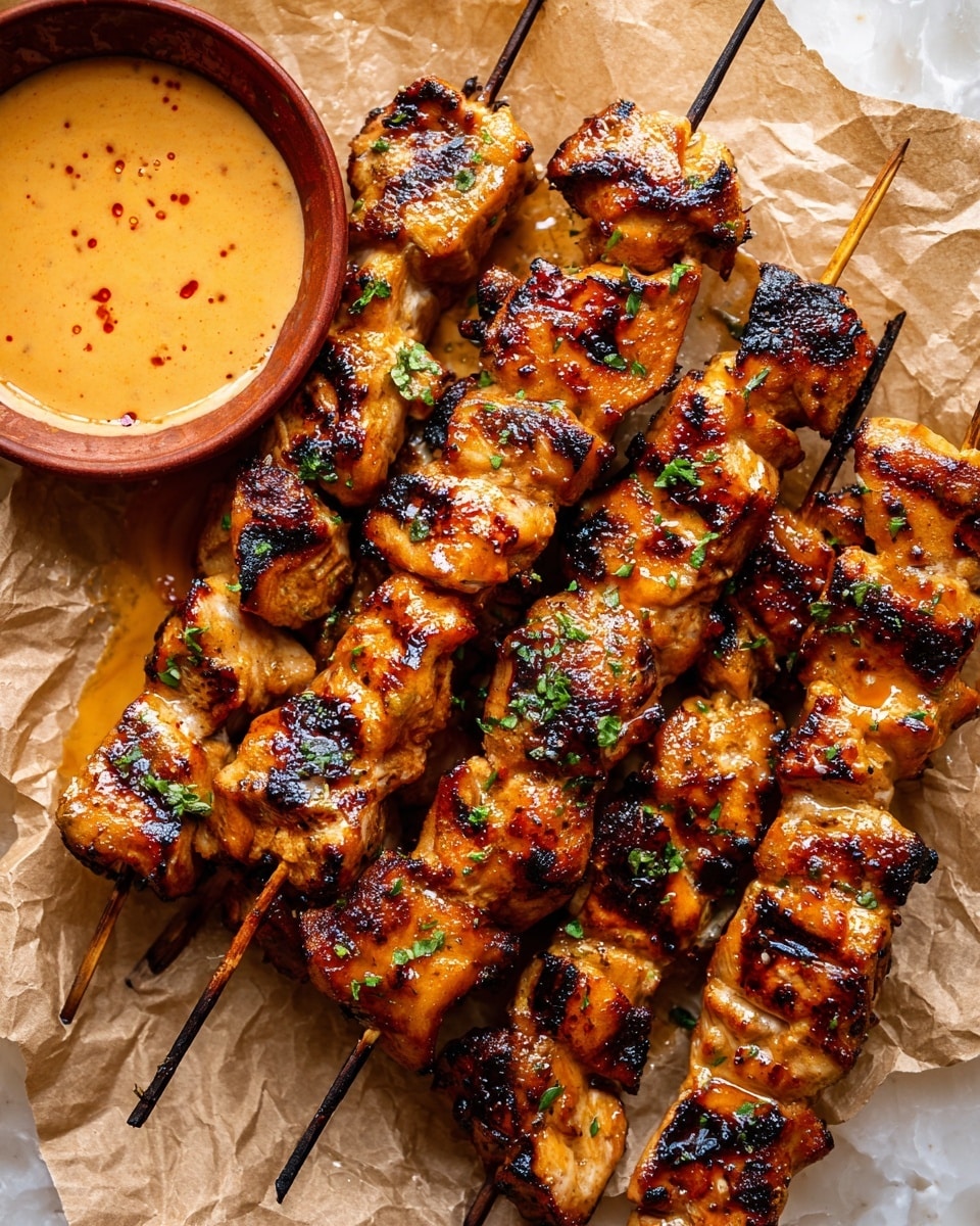 Bang Bang Chicken Skewers Recipe