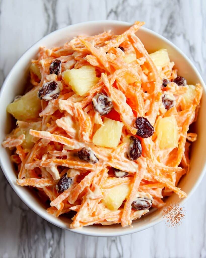 Carrot Raisin Salad with Pineapple Recipe