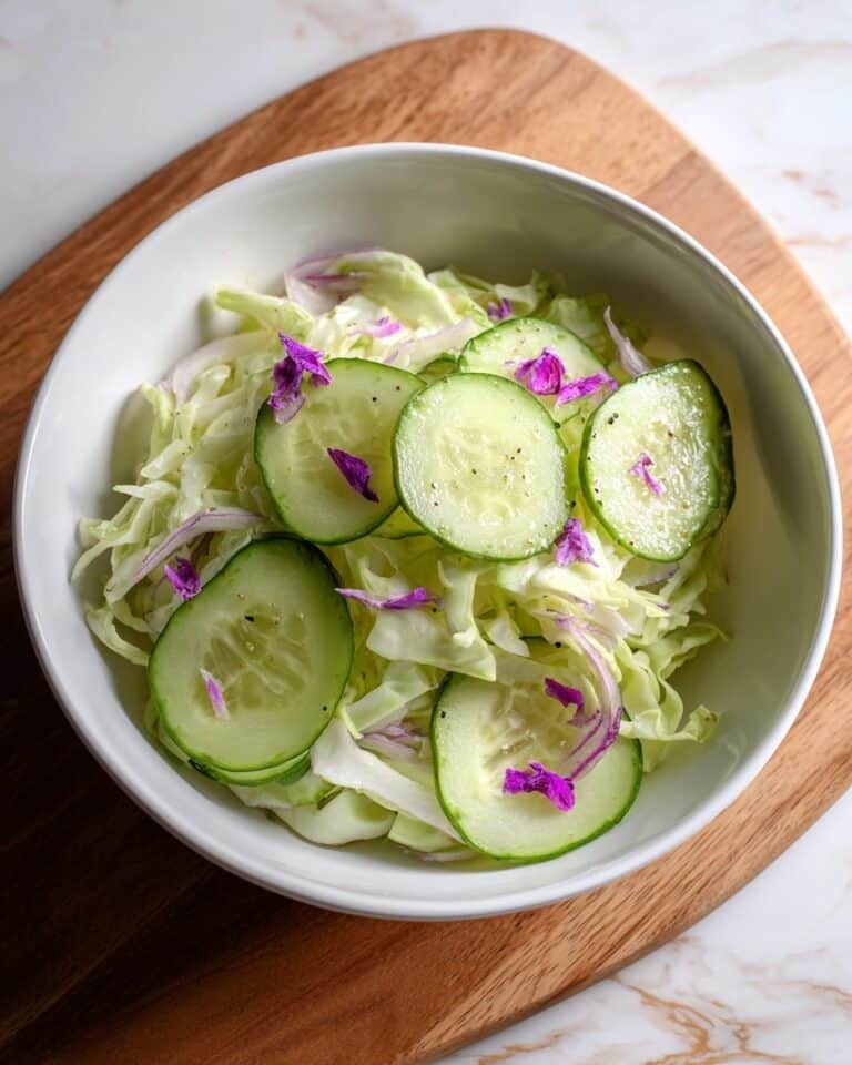 Cabbage Cucumber Salad Recipe