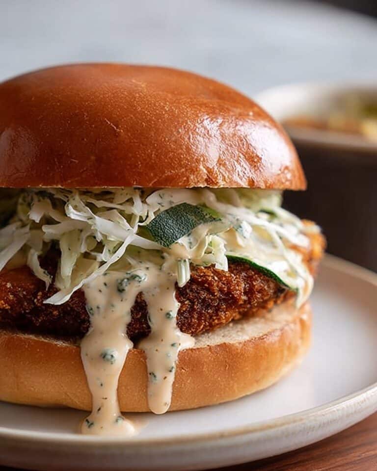 Crispy Cilantro Lime Chicken Sandwich with Cucumber Salad and Lime-Infused Sauce Recipe